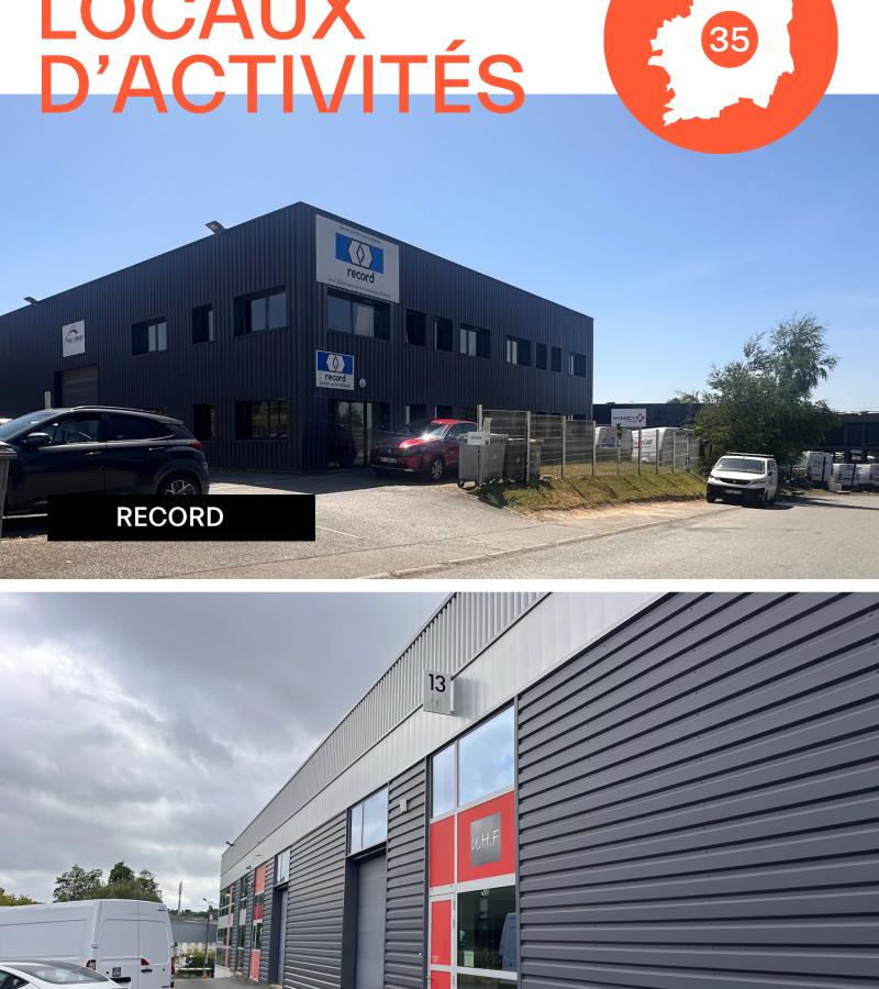 Locaux D'activités Location RECORD et SAVEM_Juillet 2025