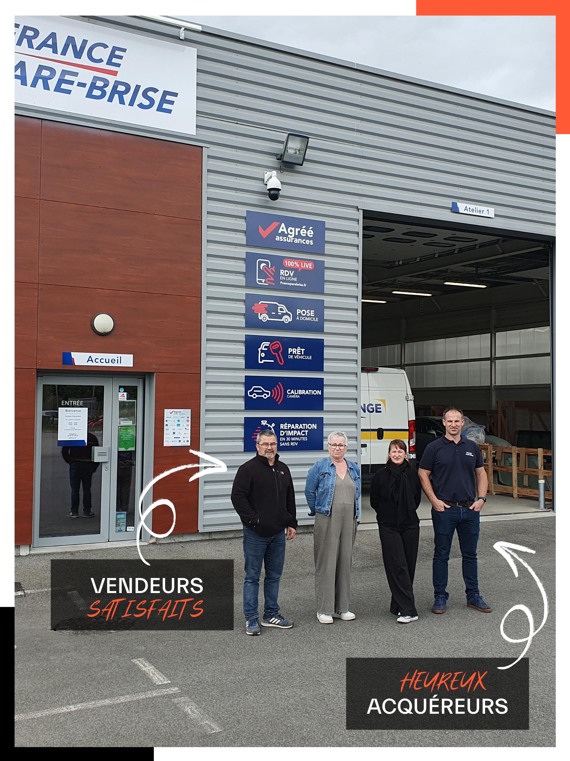 Cession Entreprise France Parebrise