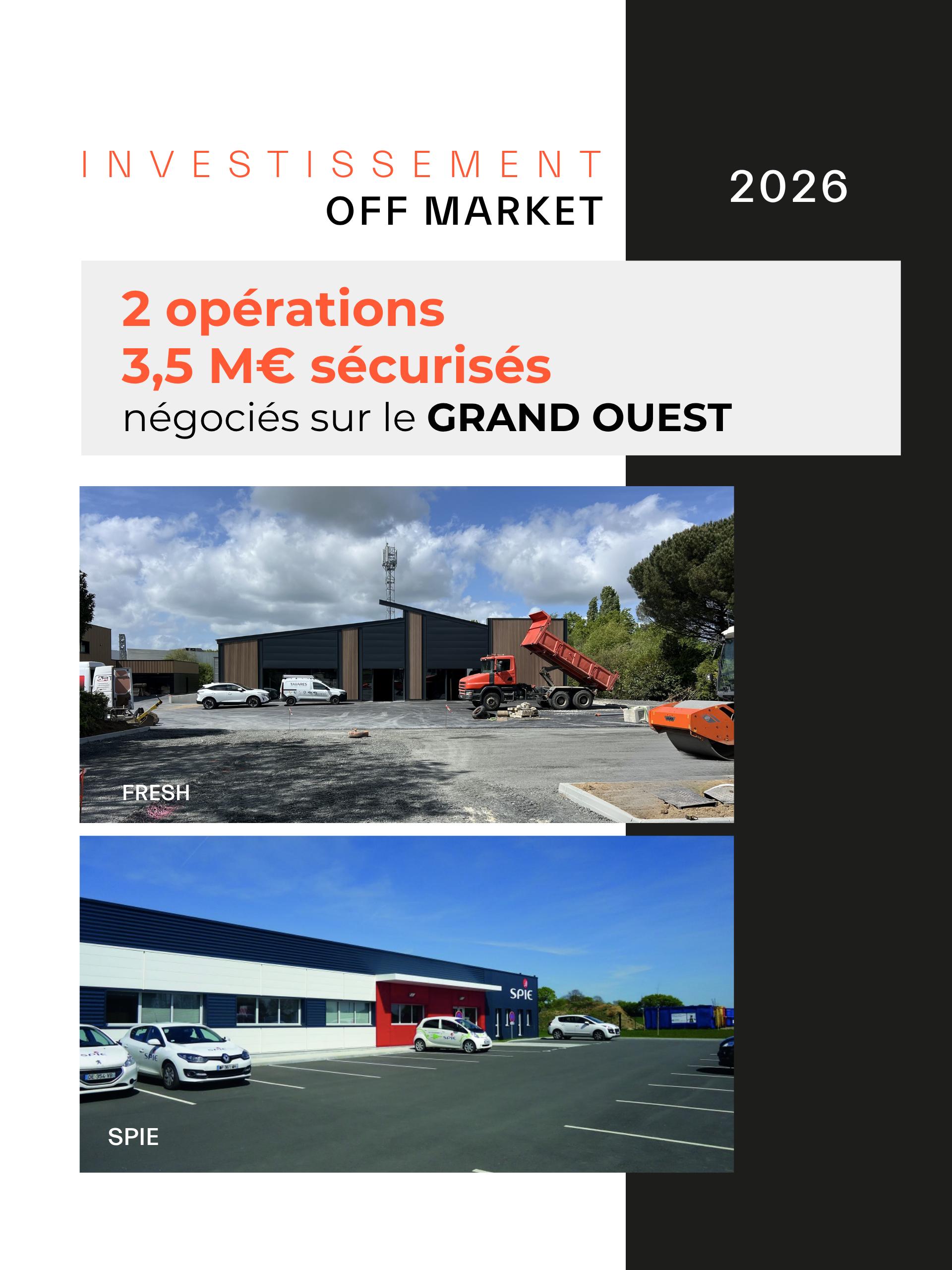Opérations Off market investissement 2026