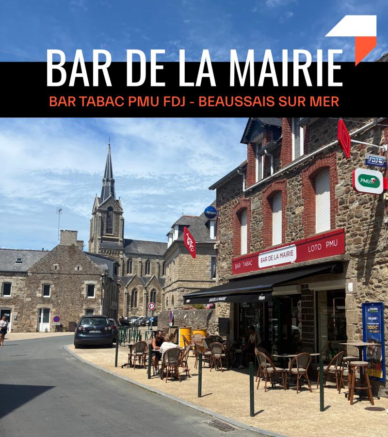 Bar de la mairie bar tabac pmu fdj à Beaussais sur mer