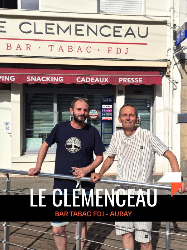 Le Clémenceau bar tabac fdj à Auray