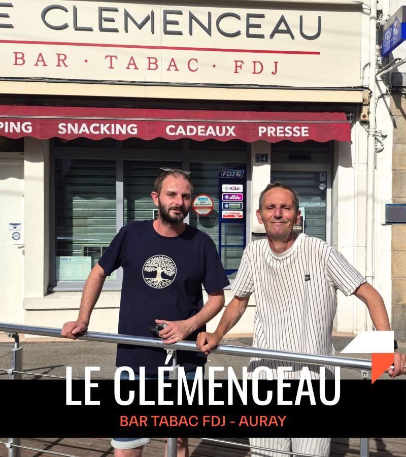 Le Clémenceau bar tabac fdj à Auray