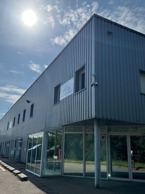 Façade bâtiment d'activité Precival à Bruz