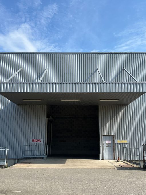 Façade arrière bâtiment d'activité de Precival à Bruz